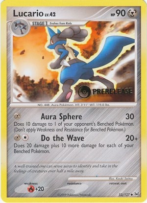 Lucario - 53/127 (Prerelease)