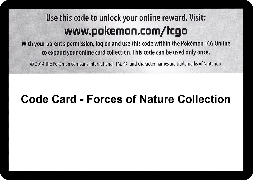 Code Card - Forces of Nature Collection