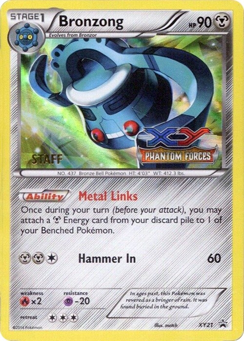 Bronzong - XY21 (Prerelease) [Staff]