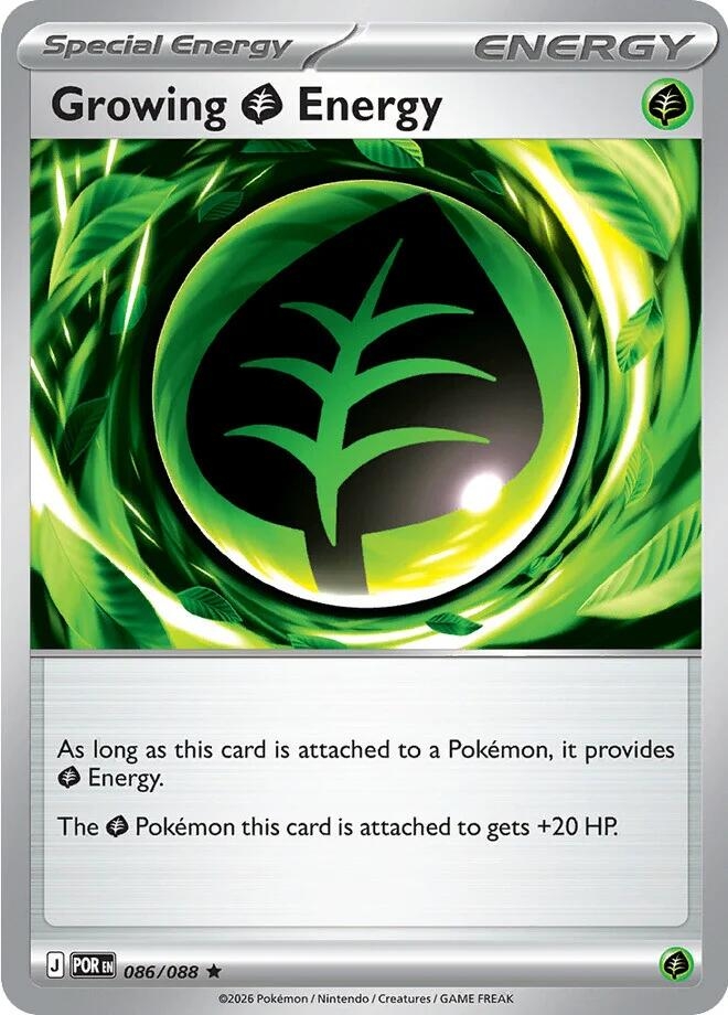 Growing Grass Energy - 086/088 (Non-Holo)