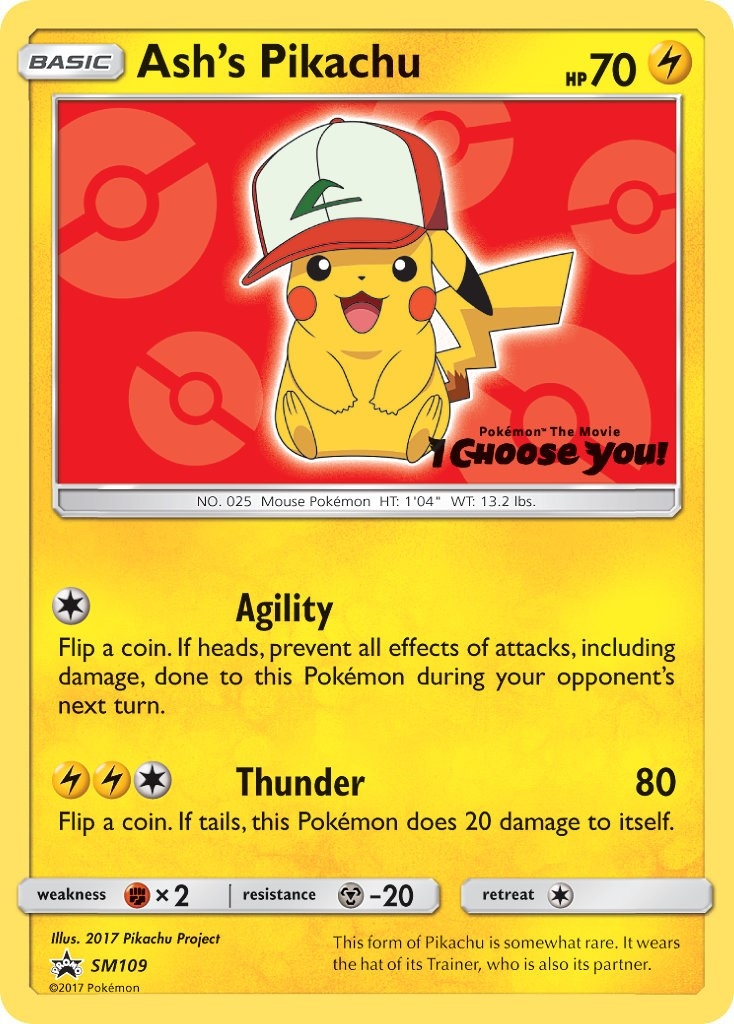 Ash's Pikachu - SM109