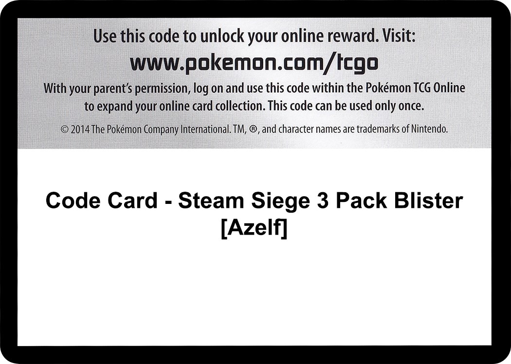 Code Card - Steam Siege 3 Pack Blister [Azelf]