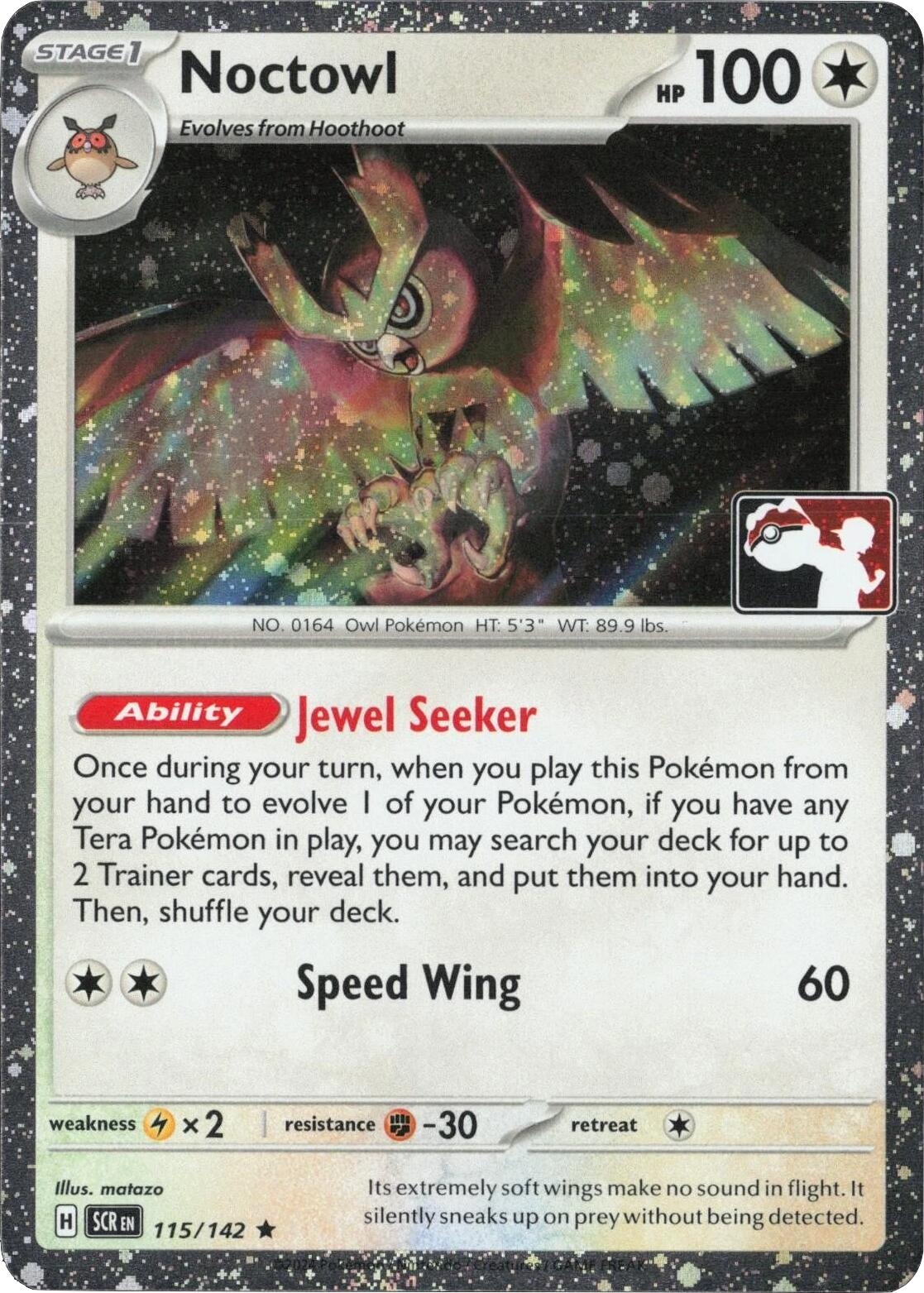 Noctowl - 115/142 (Cosmos Holo)