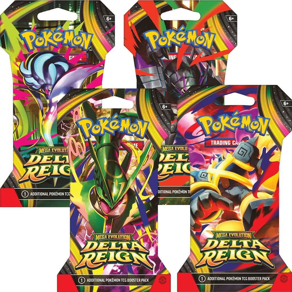 Delta Reign Sleeved Booster Pack Art Bundle [Set of 4]
