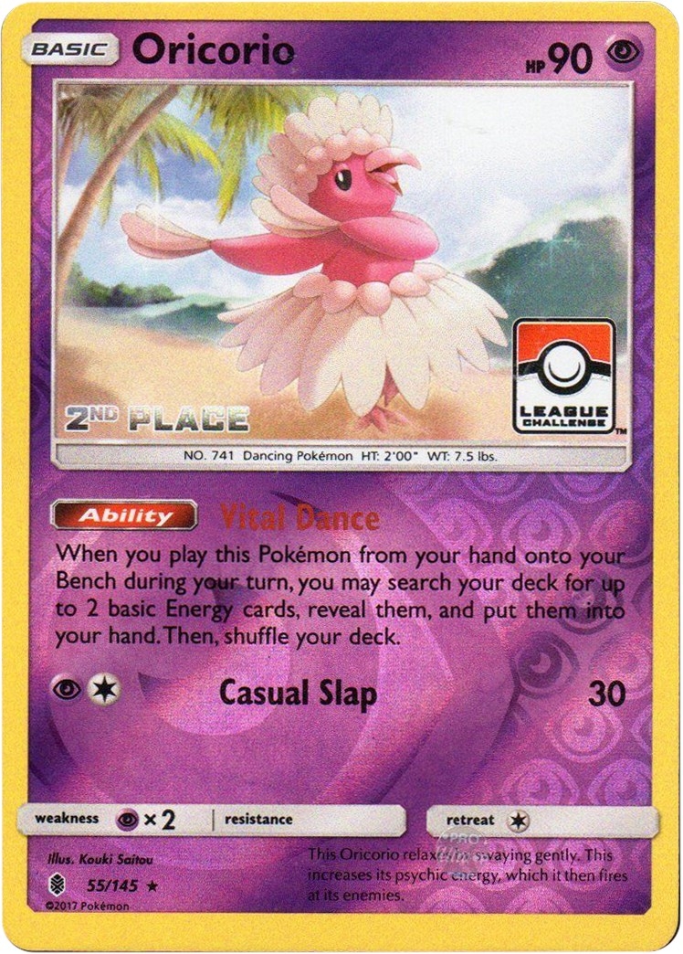 Oricorio - 55/145 (League Challenge) [2nd Place]
