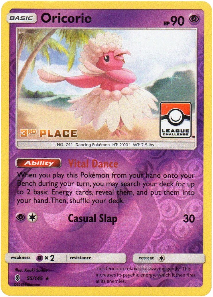 Oricorio - 55/145 (League Challenge) [3rd Place]