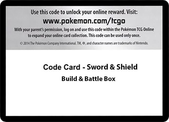 Code Card - Sword & Shield Build & Battle Box