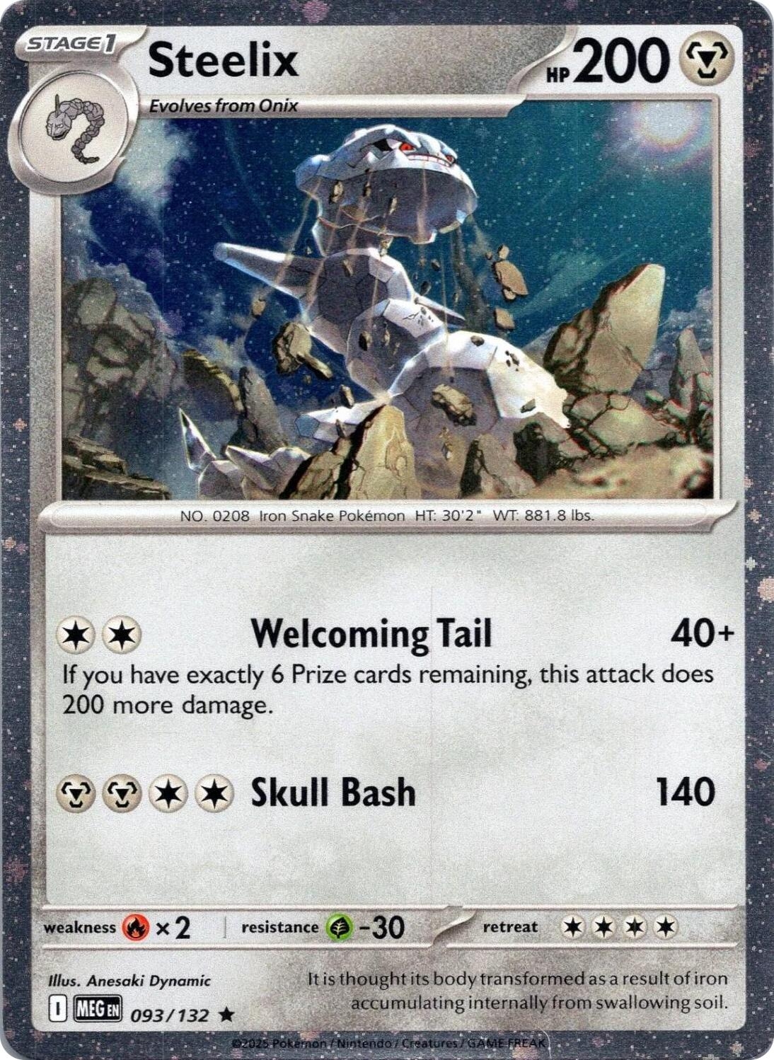Steelix - 093/132 (Cosmos Holo)