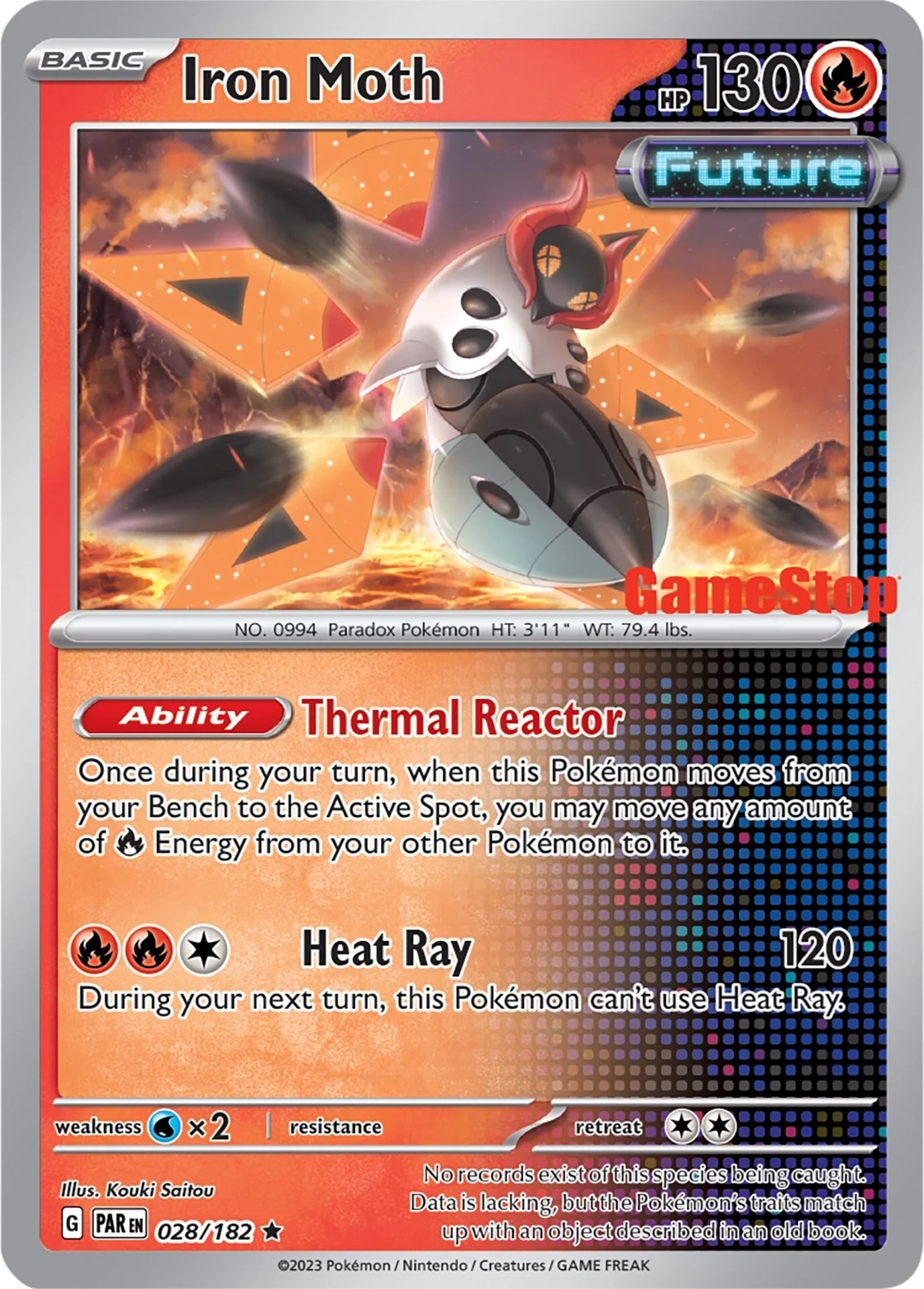Iron Moth - 028/182 (Gamestop Promo)