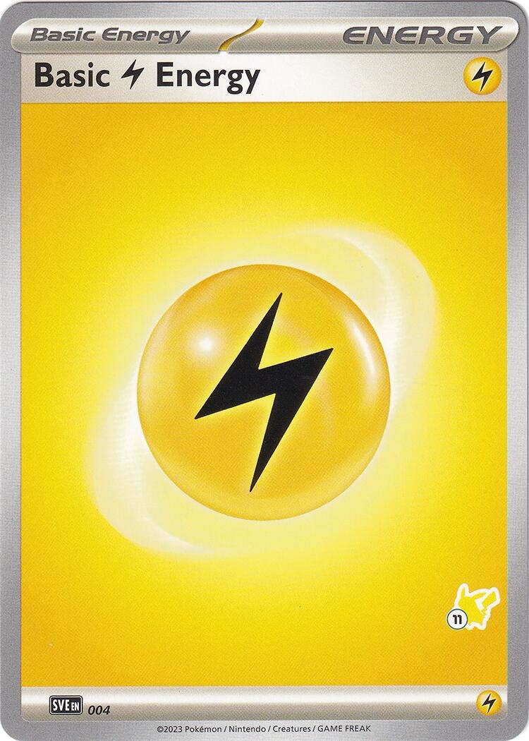 Basic Lightning Energy - Pikachu 11