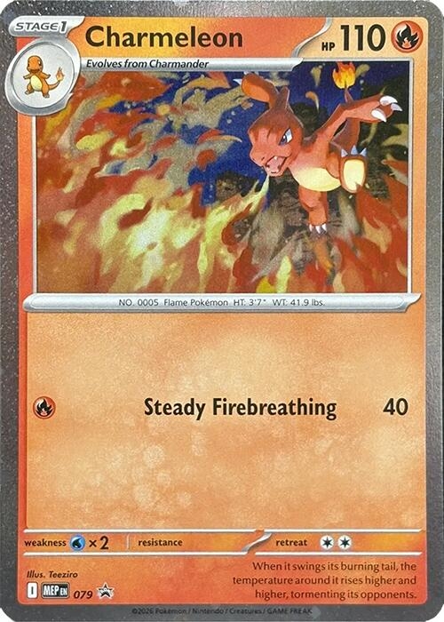 Charmeleon - 079 (Cosmos Holo)
