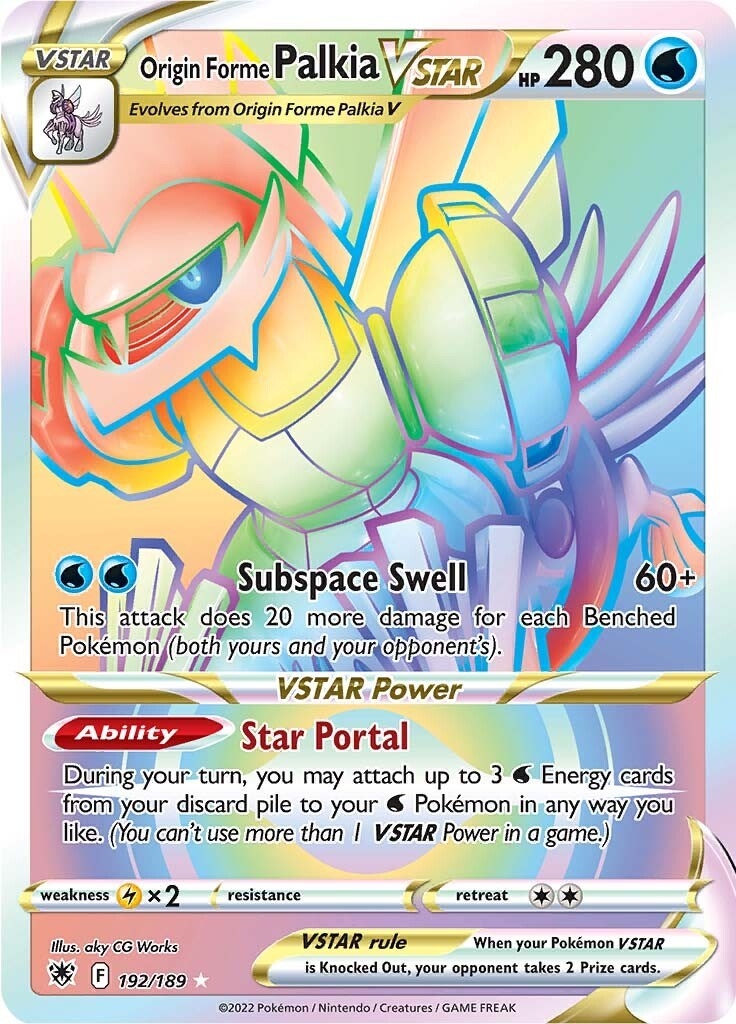 Origin Forme Palkia VSTAR (Secret) (192)