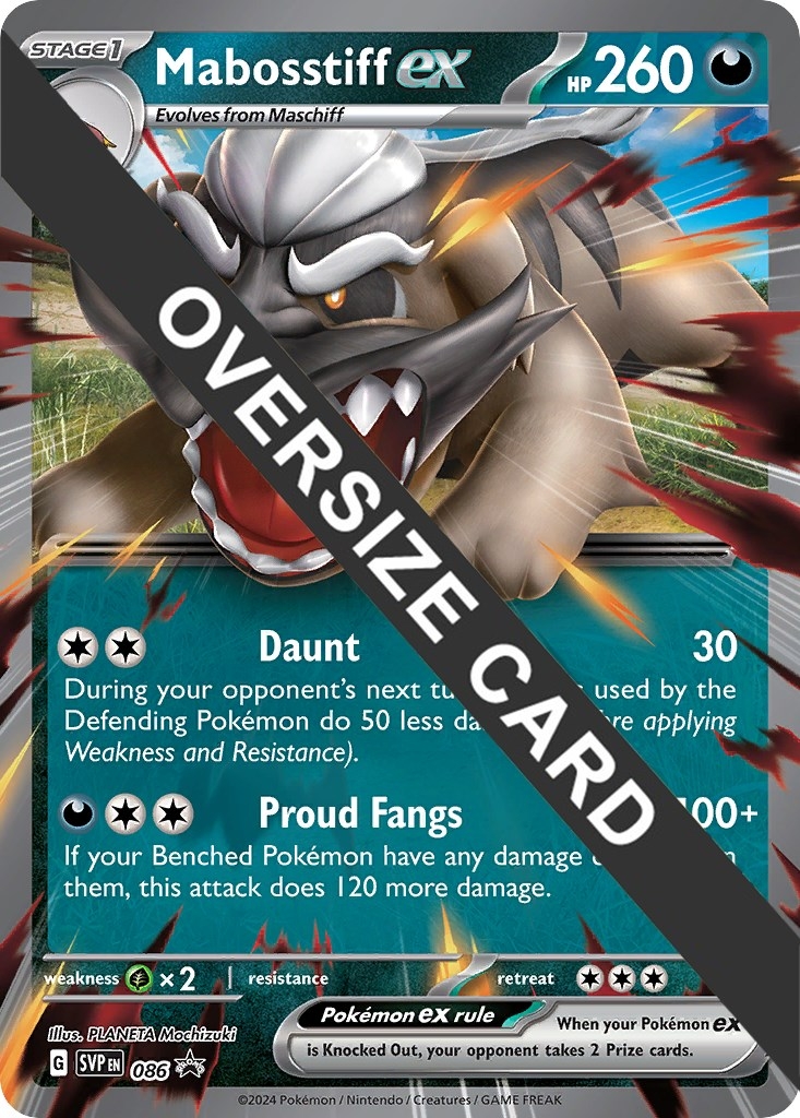 Mabosstiff ex - Jumbo Card