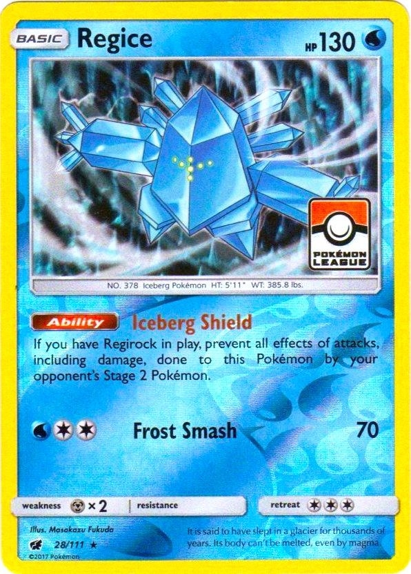 Regice - 28/111 (Pokemon League)