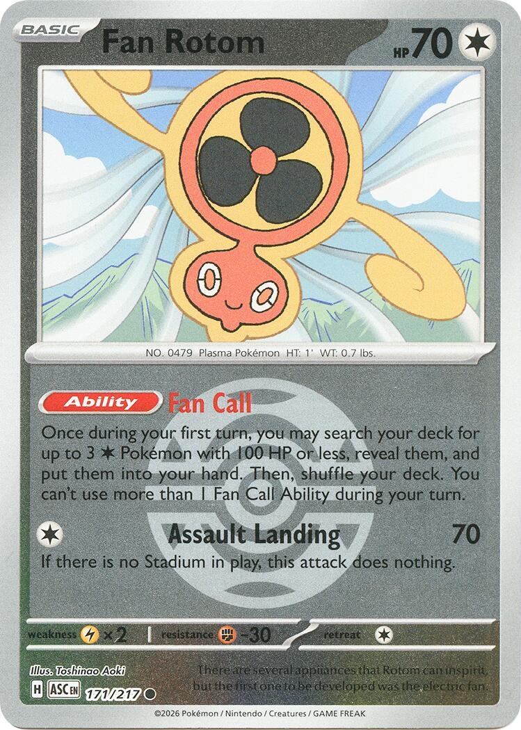 Fan Rotom - 171/217 (Dusk Ball)