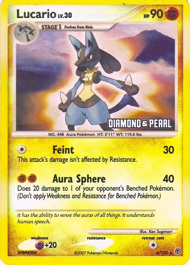Lucario - 6/130 [Diamond & Pearl]