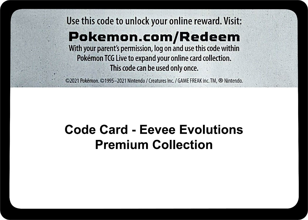 Code Card - Eevee Evolutions Premium Collection