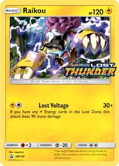 Raikou - SM150 (Prerelease) (Staff)