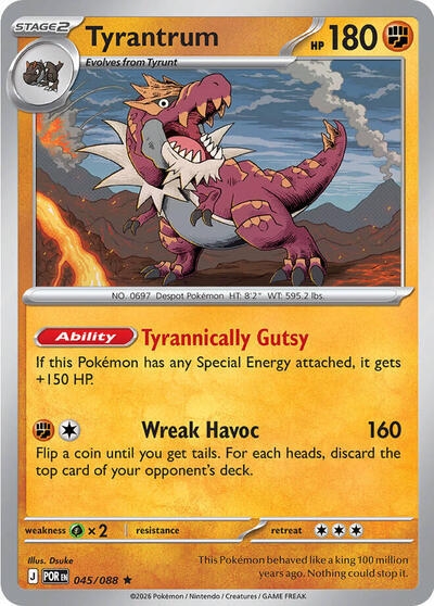 Tyrantrum - 045/088 (Non-Holo)
