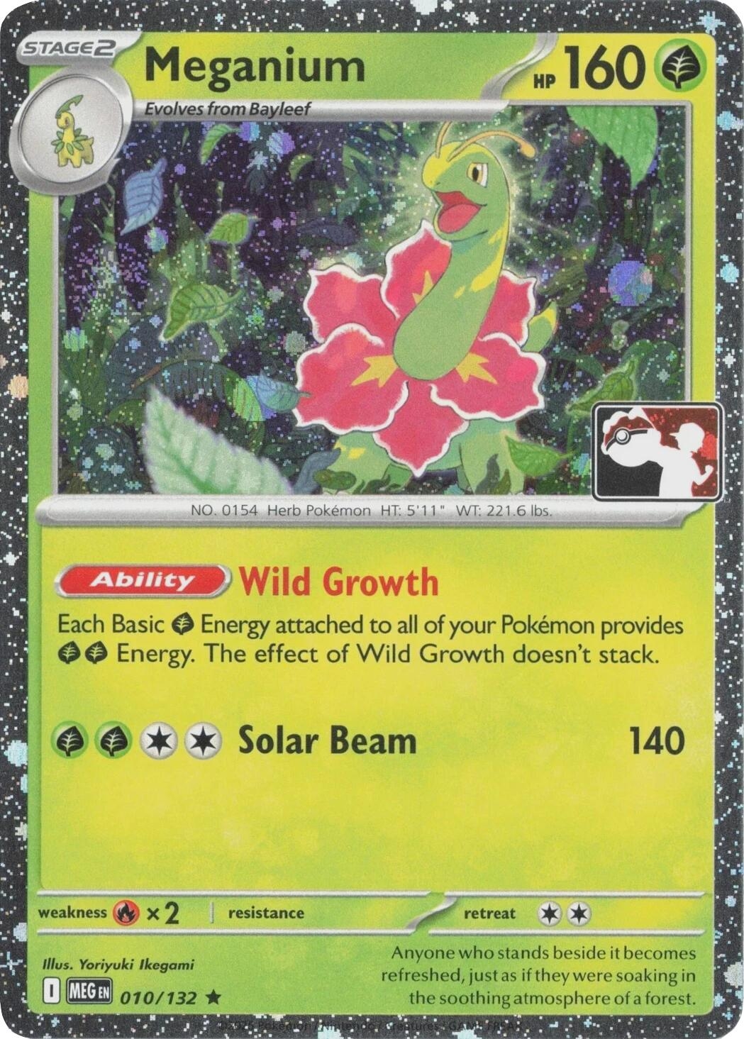 Meganium - 010/132 (Cosmos Holo)